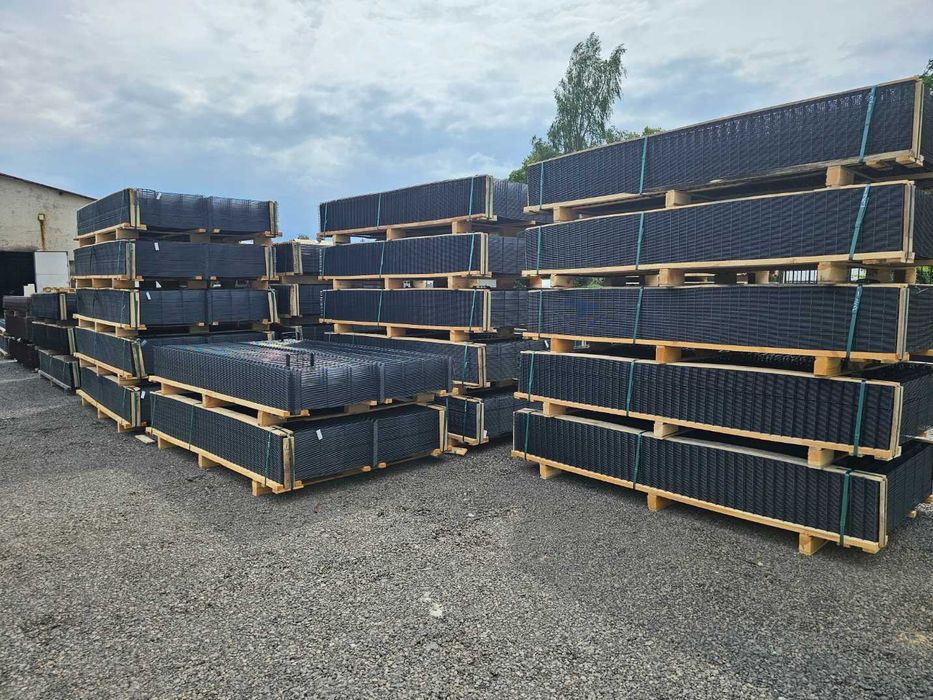 PRODUCENT Ogrodzenie panelowe 3D 2D h- 123cm Panel, Podmurówka