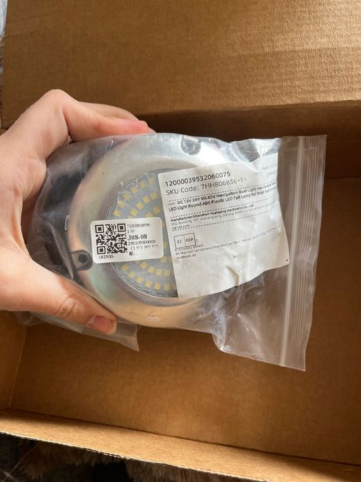 Luminária 12 v 24 v LED a prova de água NOVO