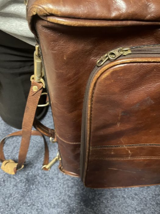 Mala de viagem Porta Fatos em pele genuina