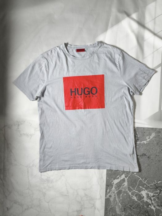 Футболка Hugo boss big logo чоловіча