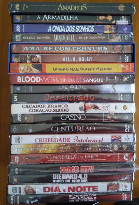 Lote DVD novos/selados