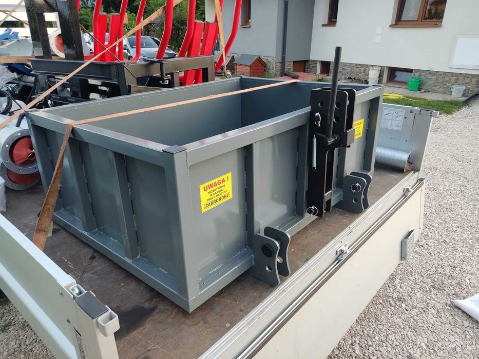SOLIDNA Nowa skrzynia transportowa na tylni tuz- do traktora TRANSPORT