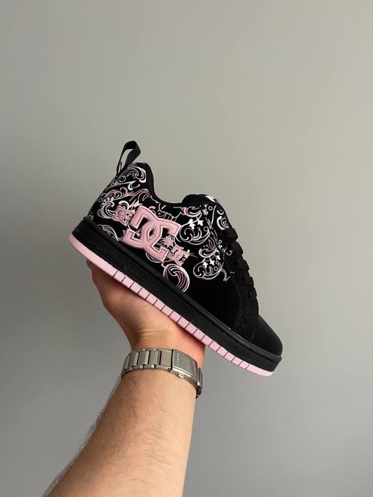 ТОП! DC Court Graffik Black Pink 36 37 38 39 40
