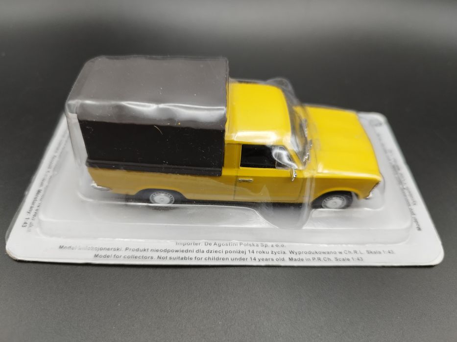 1:43 DeAgostini Polski Fiat125p pick-up model + gazetka