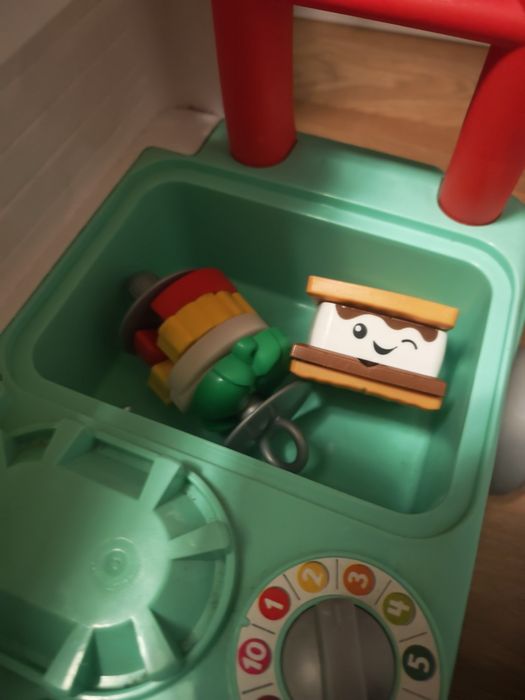 Fisher Price Wesoły Kamper Malucha pchacz jeździk grający