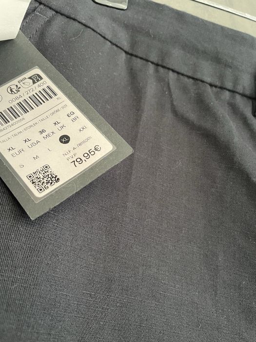 Massimo dutti  стильні  р 36 (XL) лен