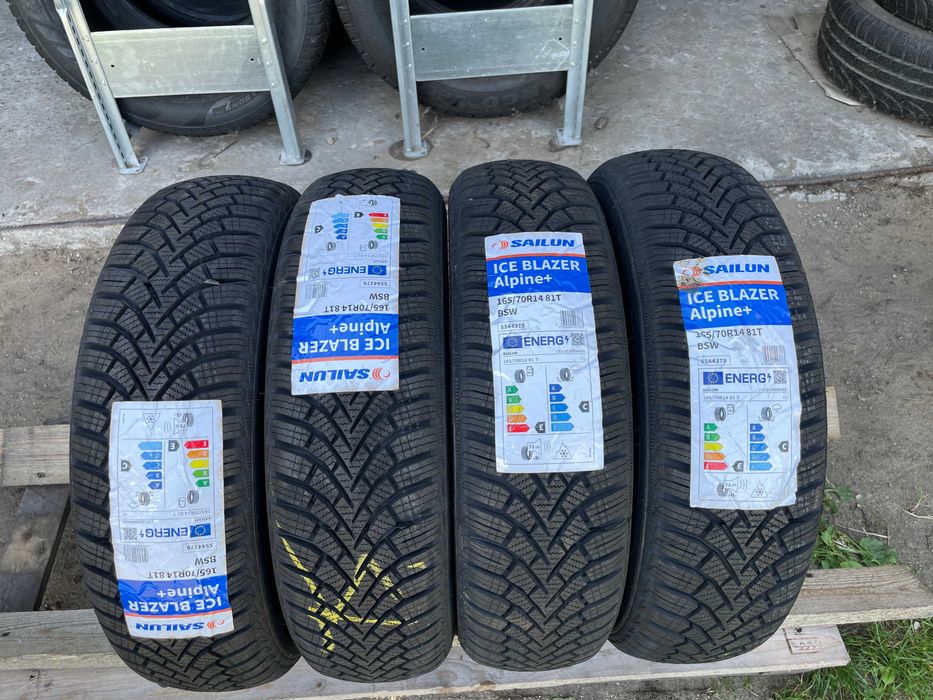 Okazja opony zimowe 165/70R14 81T SAILUN Ice Blazer Alpine+ NOWE