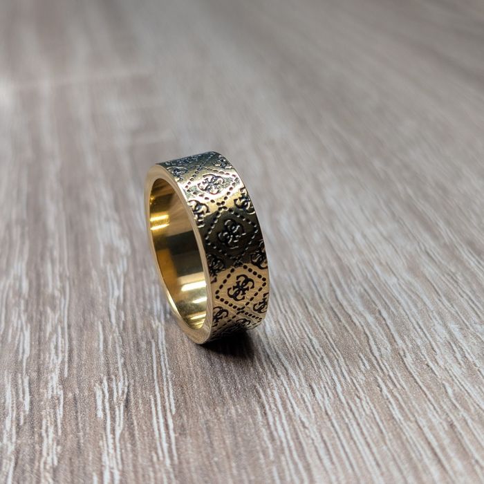 Guess PATTERN - Pierścionek - antique gold-coloured
