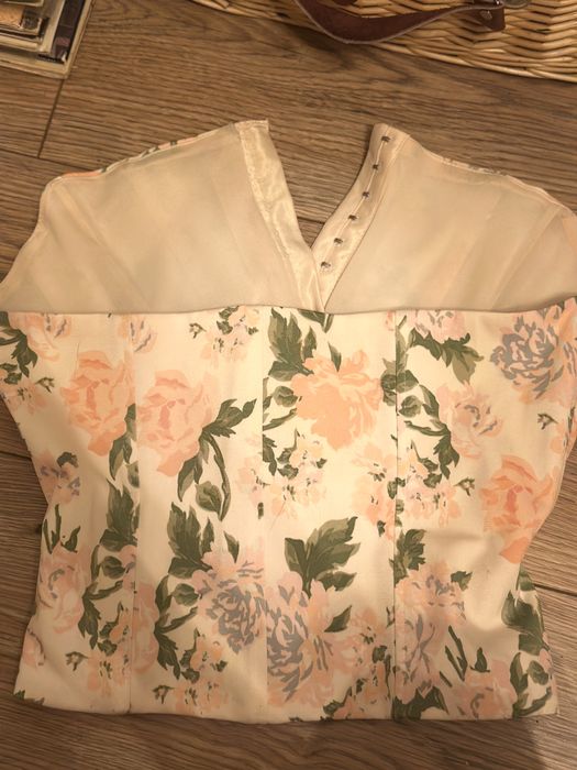 Корсет квітковий zara