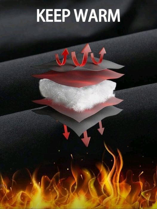 Casaco Masculino Acolchoado Inverno com Capuz – Parka Casual Novo