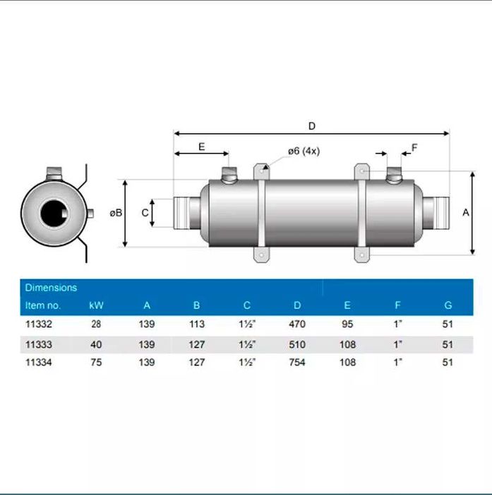 Wymiennik ciepła Pahlen T40 Hi-Flow titanium NOWY