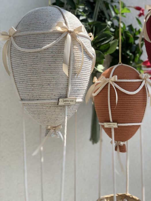 Balon makrama wisząca ozdoba do pokoju dziecka