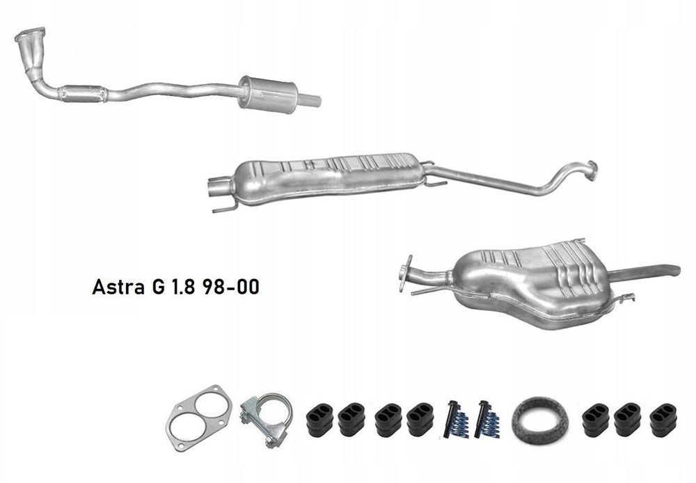Резонатор Opel Astra G H J  Vectra A B C  Zafira A B Omega