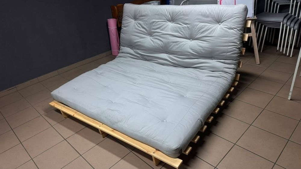 Kanapa łóżko 3w1 sofa wykonana z palet