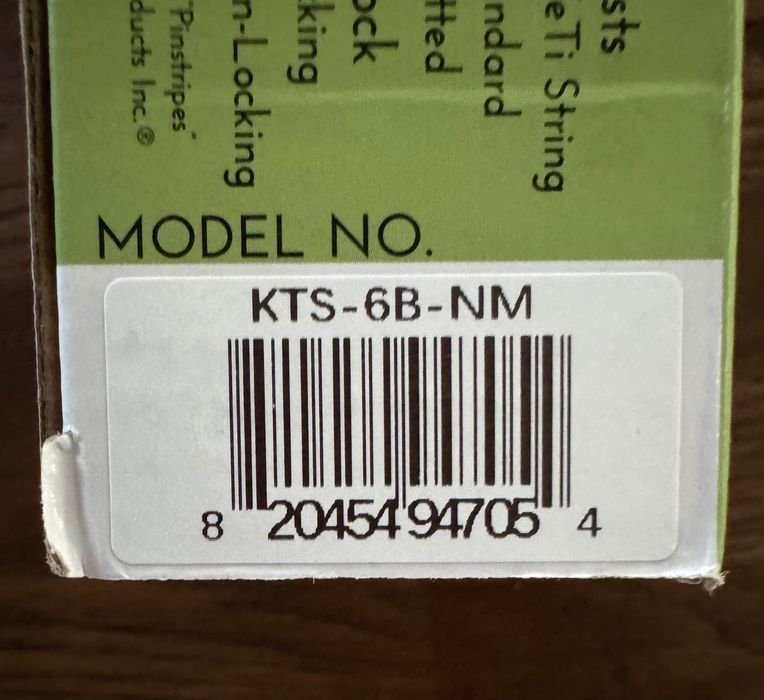 Klucze Kluson KTS-6B-NM Supreme 6 In-Line Nickel