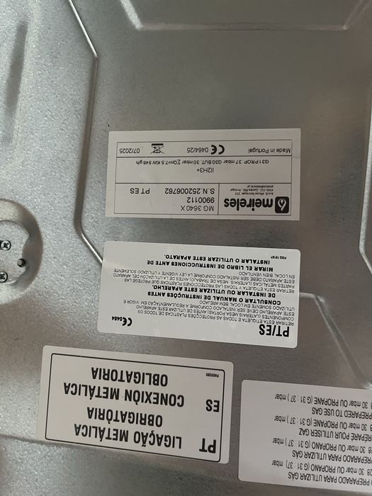 Placa de fogao a gas 4 queimadores
