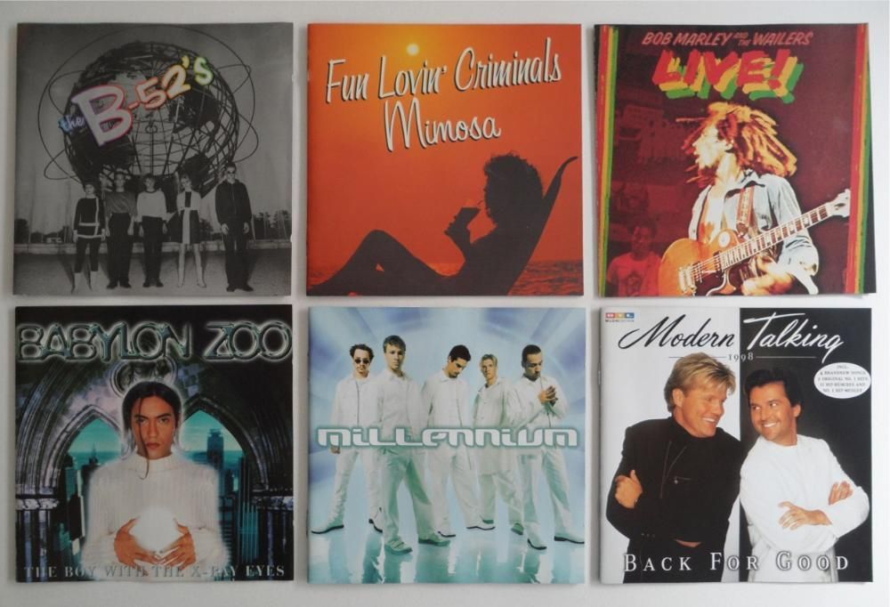 CD's Música Reggae / Pop / Rock (individualmente ou em lote)