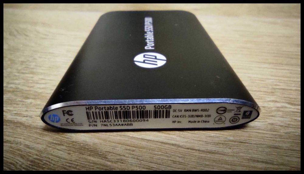 Продам зовнішній портативний SSD накопичувач HP P500 на 500 Гб: 1 250 ...