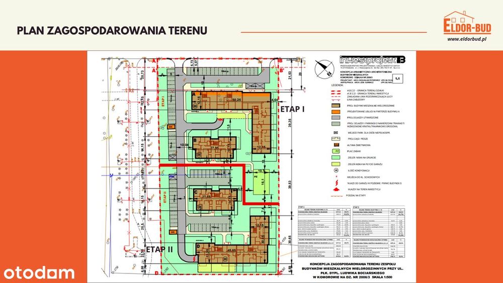 Na sprzedaż działka inwestycyjna pod zabudowę wielorodzinną - etap II