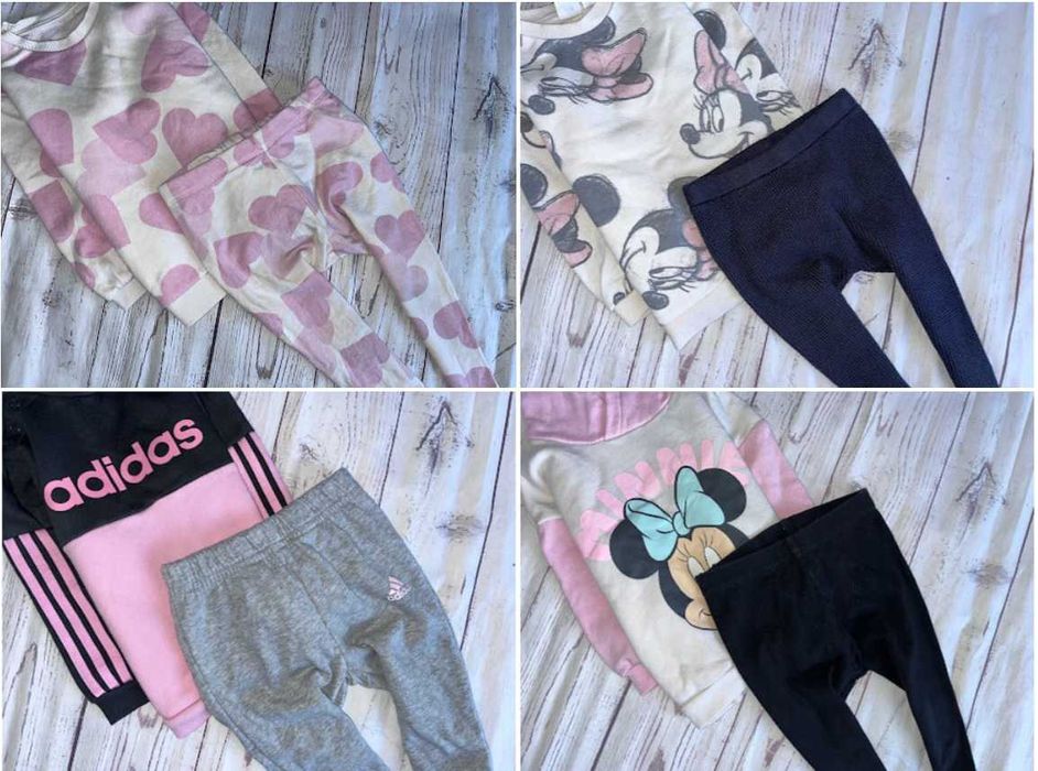 r.80-86 MEGA PAKA 57szt ZESTAW UBRANEK dla dziewczynki zara newbie