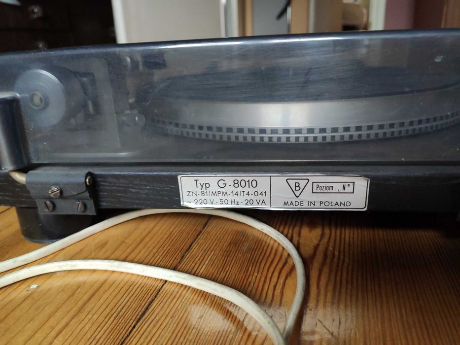 Gramofon Unitra Stereo HiFi G 8010