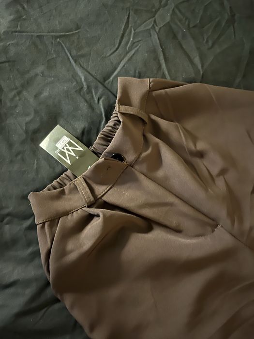 Шоколадні брюки палаццо