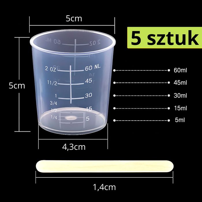 ZESTAW 25szt Butelki Gorilla 60ml + Pipeta +Miarka +Lejek DIY Liquid