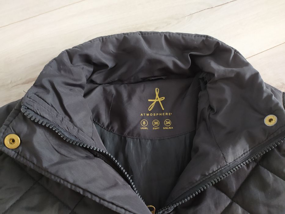 Czarna pikowana kurtka