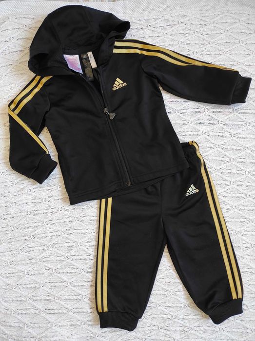 Dres adidas czarno złoty 74
