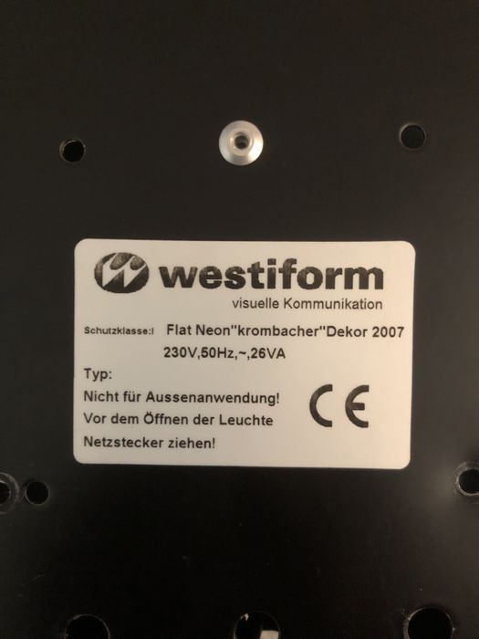 Барна пивна табличка Krombacher