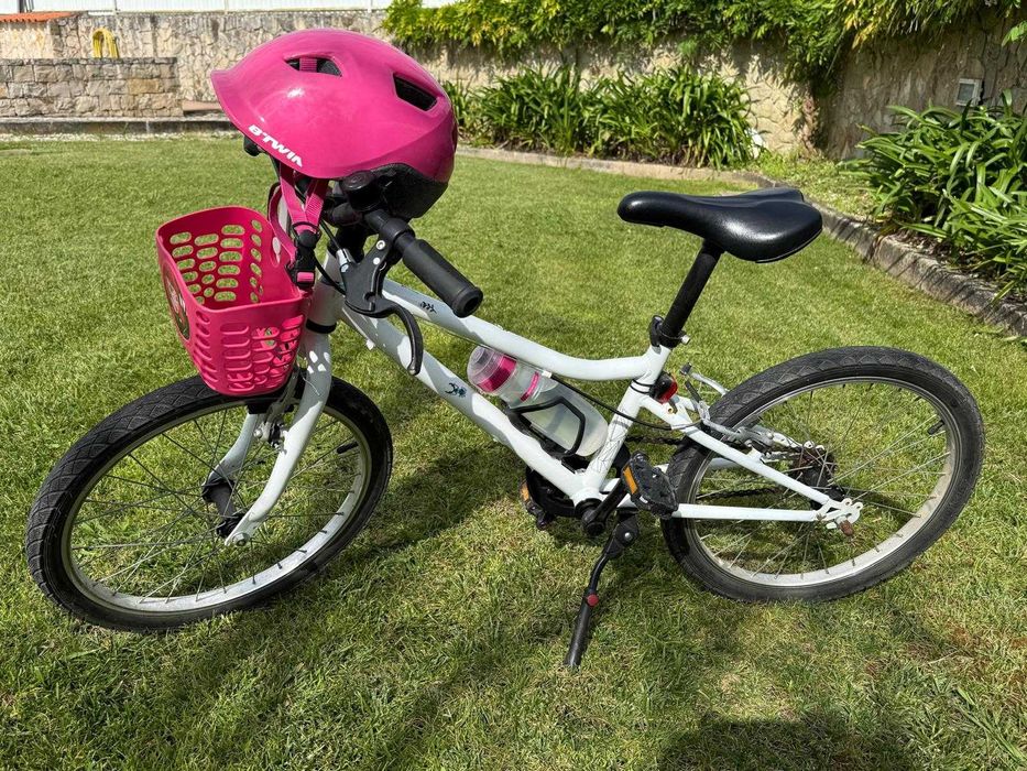 Bicicleta Criança 6-9 anos RIVERSIDE 100 Branca