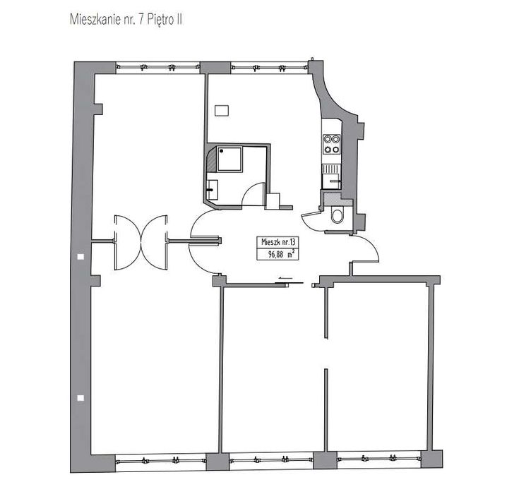 Wynajem mieszkania w CENTRUM GDYNII 96 m² - Widok 5