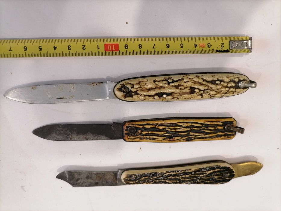 3 Canivetes de coleção 1 Pradel - Preço Conjunto