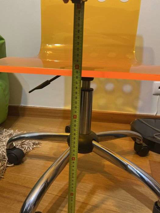 Cadeira escritório laranja