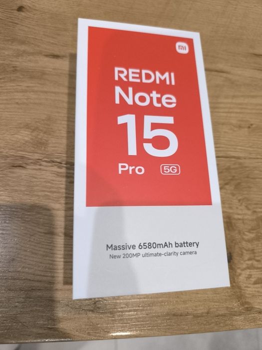 Xiaomi redmi note 15 Pro 5G8/256GB czarny