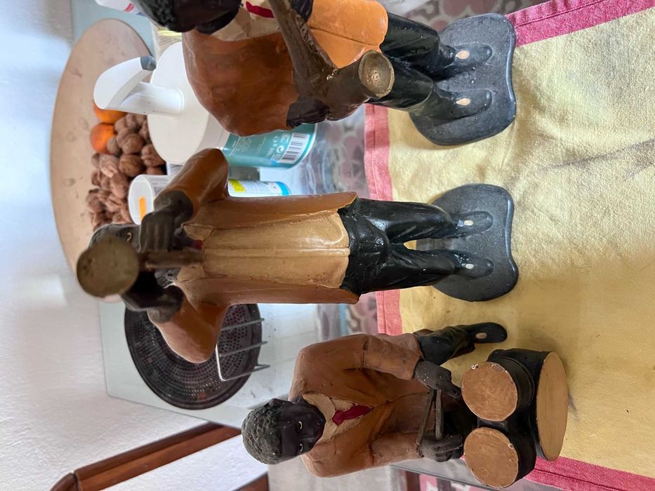 Banda de Jazz em porcelana - conjunto de 3 musicos