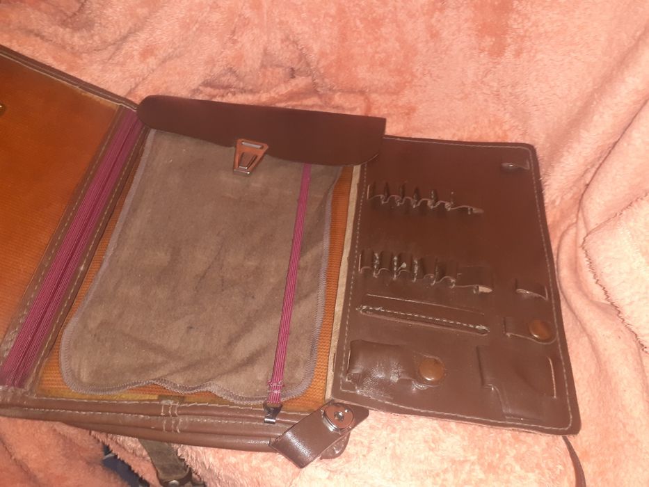 Офицерский планшет полевая сумка командира из кожи времен СССР