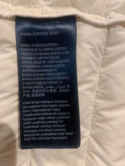 Tommy Hilfiger śliczny puchowy pałaszczyk M