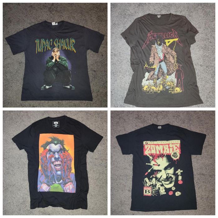 Колекція Футболок Рок & Реп Ікон, ціни різні.
