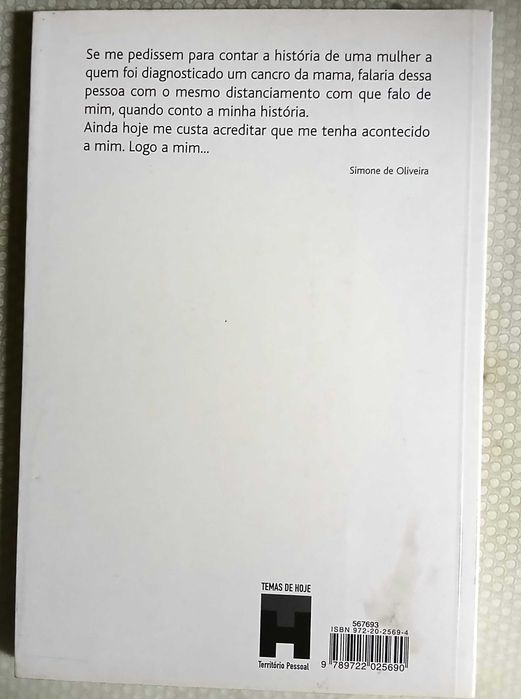 NUNCA NINGUÉM SABE – A Batalha Contra o Cancro (Simone Oliveira)