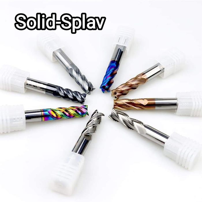 Фреза концевая пальчиковая радиусная твердосплавная