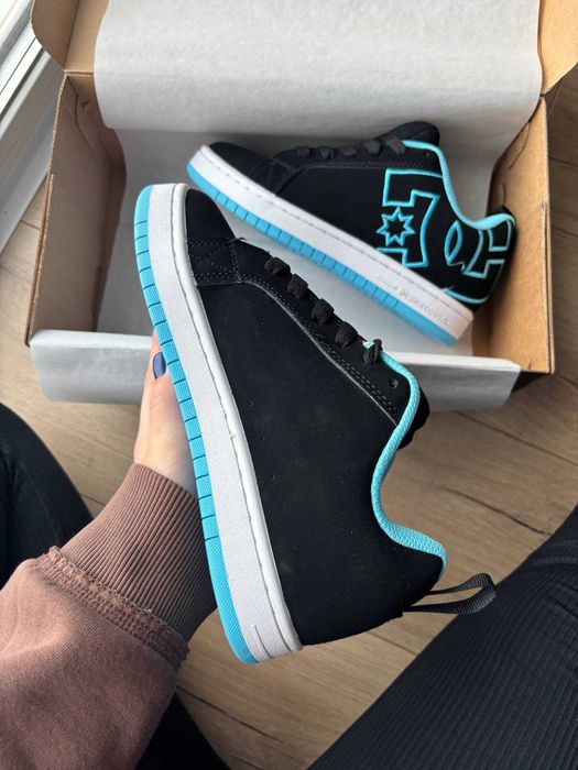 !SALE! DC Shoes Court Graffik Black/Blue 36 37 38 39 40 41 42 43 44 45