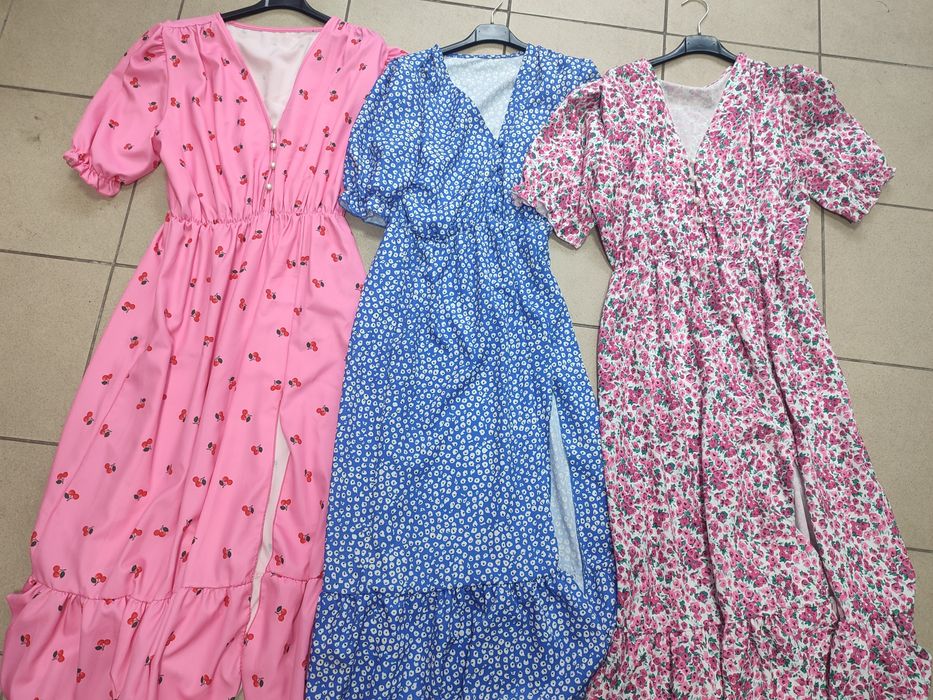 Sukienka,midi,,rozciecie