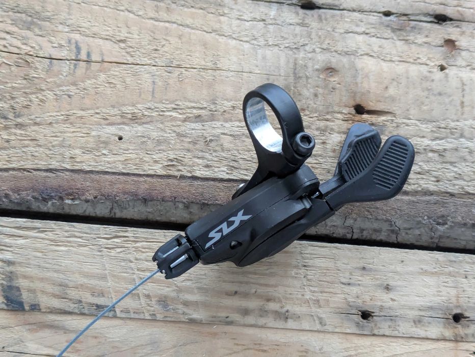 Shimano SLX M7100, 12-biegowa manetka - ściągnięta z nowego roweru