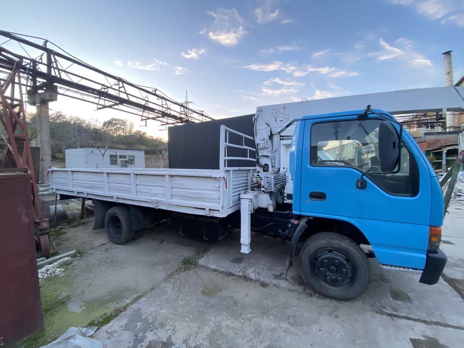 Isuzu NQR 71P кран-маніпулятор 2,5т, стріла 7м
