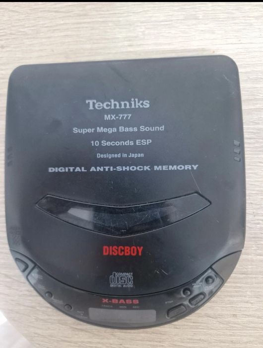 Leitor de CDs portátil Techniks MX-77 Discboy