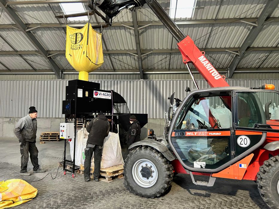 Separator Ziarna 5t Wialnia do Zboża Separator Proszkowo Malowany