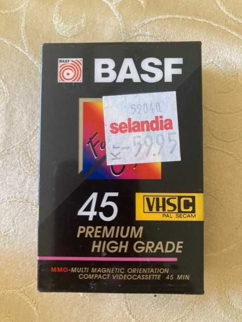 Cassete nova VHS-C 45 Premium HG