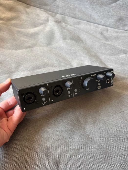 Interface audio Arturia MiniFuse 2 czarny usb midi