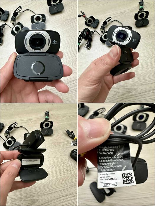 Вебкамери Lоgitech C615 FullHD (1080p) автофокус + мікрофон, USB Logi